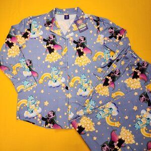 Cakeworthy Care Bears x Sesame Street Pajamas PJs Set Unisex Large NEW